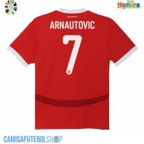 Camisa de time de futebol Áustria Marko Arnautovic #7 Replicas 1º Equipamento Europeu 2024 Manga Curta